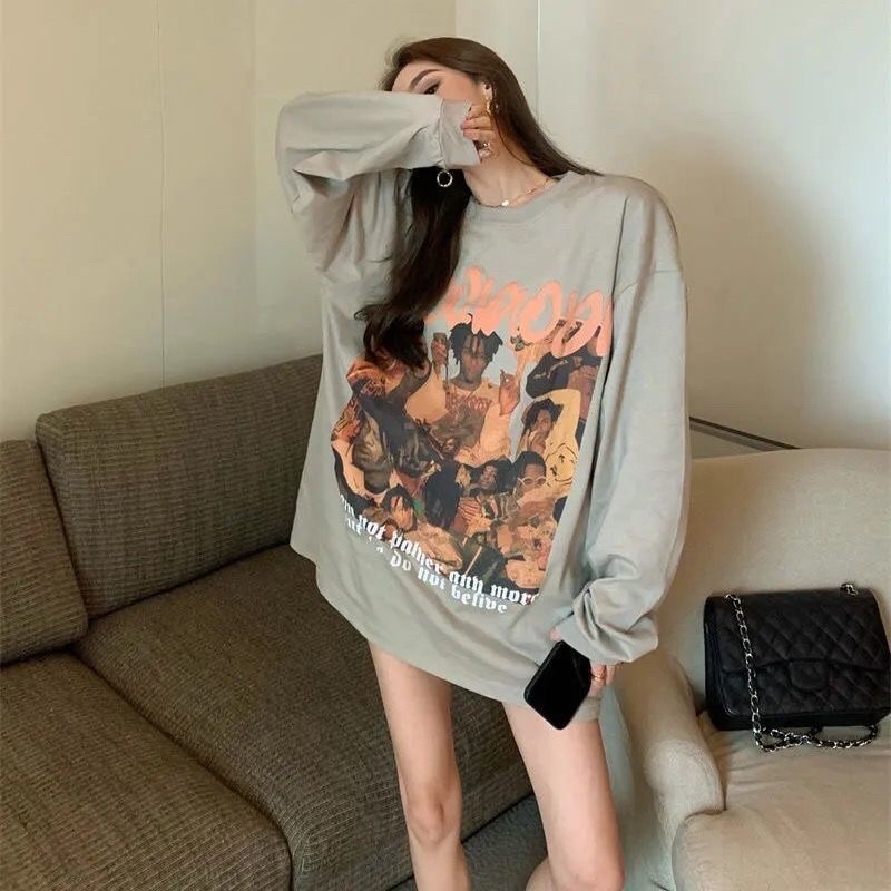 Áo nỉ dài tay unisex nam-nữ | BigBuy360 - bigbuy360.vn