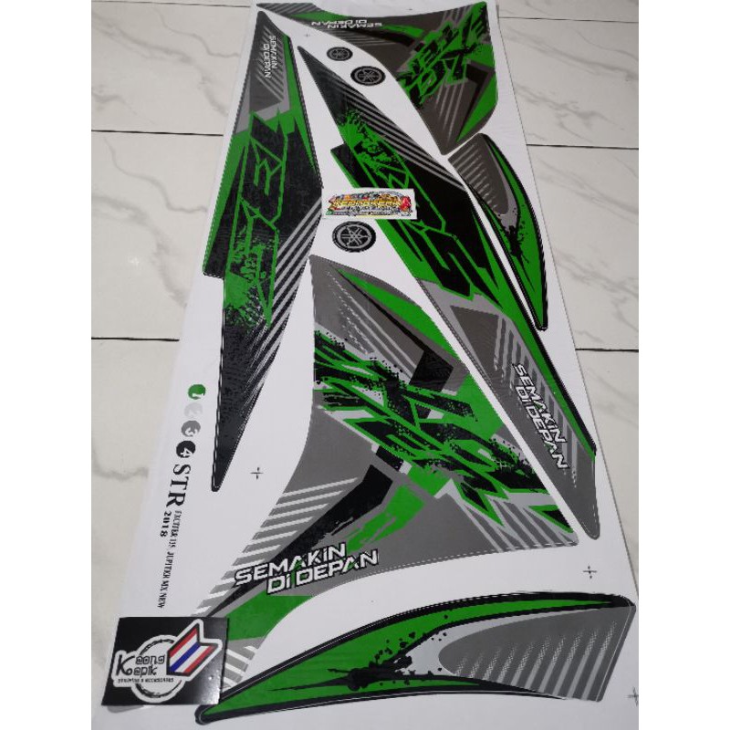 Miếng Dán Trang Trí Xe Mô Tô Yamaha New Jupiter Mx Njmx 2018 Exciter Motif 135 Str