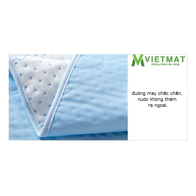 [Chính hãng] Ga giường chống thấm cotton 4 lớp VIETMAT size 1,8x2m và 2,2x2m