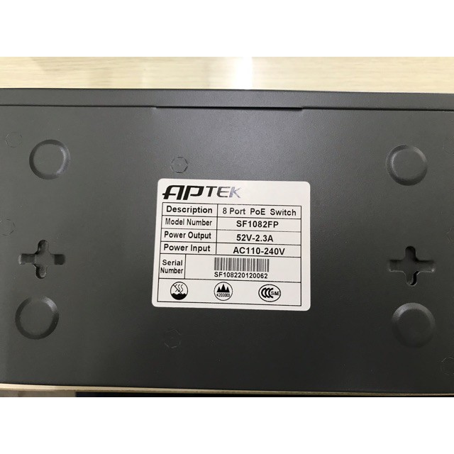 Thiết bị cấp nguồn và tín hiệu cho camera - Switch POE 8 Cổng SF1082FP /100Mps