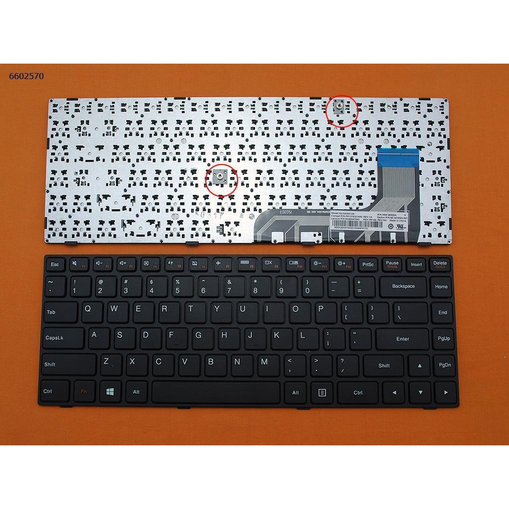 Bàn phím laptop Lenovo Ideapad 100-14LBD, 100-14IBD, 100-14ISK Cáp Giữa - Cáp Góc