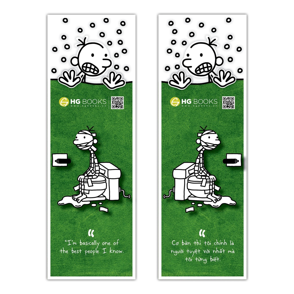 Bookmark Chú Bé Nhút Nhát (5 chiếc/bộ), thương hiệu HG Books