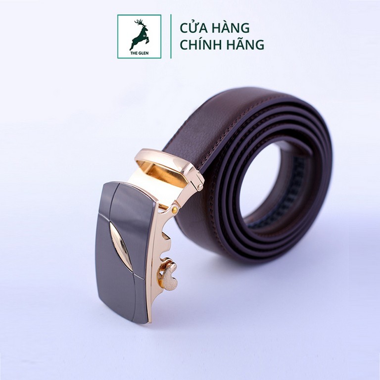 Dây nịt nam cao cấp full box - Thắt lưng da nam cao cấp bảo hành 10 năm THE GLEN TG104