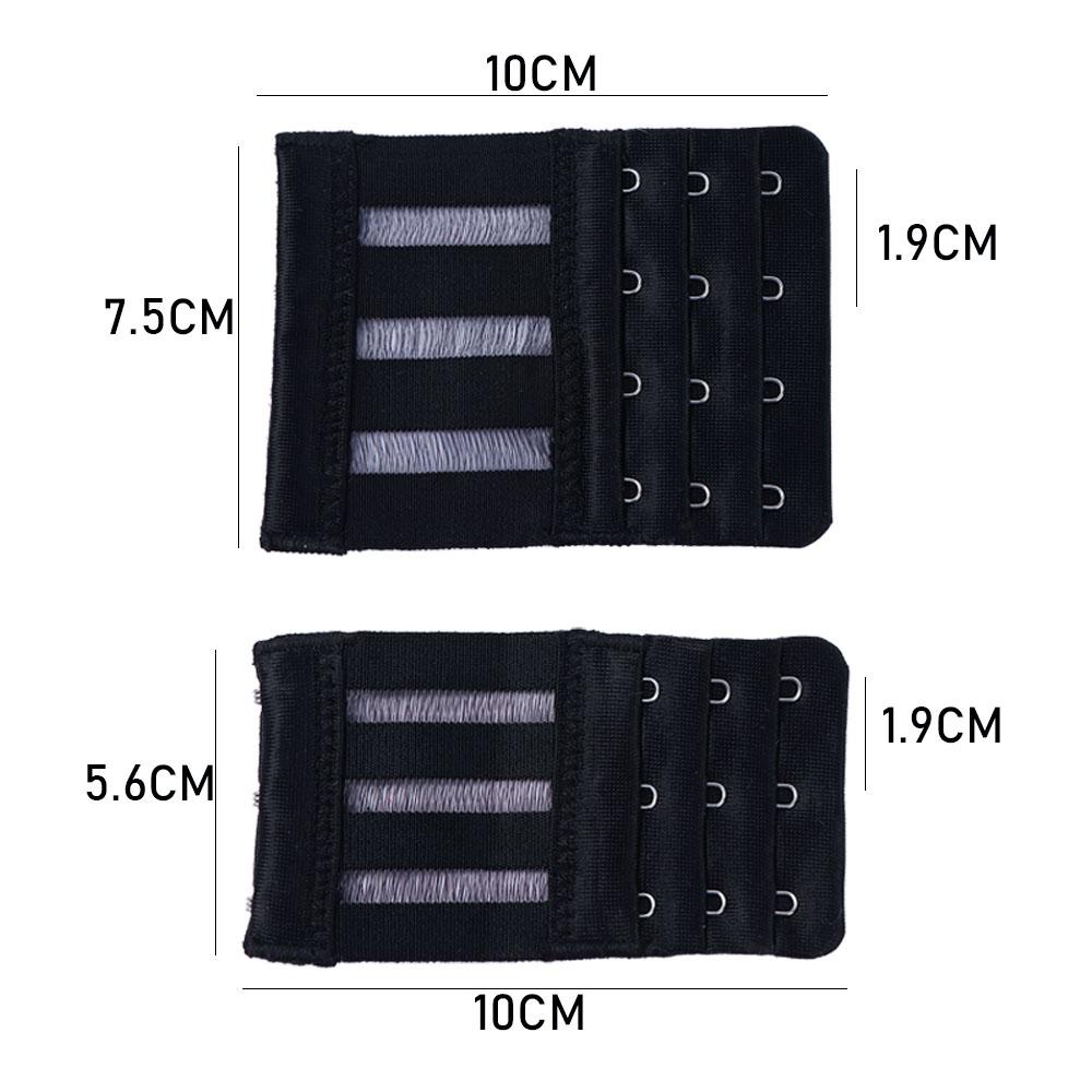 MOCHO Bra  Extenders Strap Replacement Simple 3 Hooks 3 Rows With Buckle DIY Bra Extenders Intimates Accessories