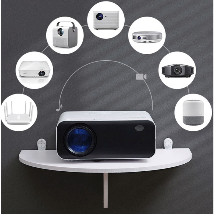Kệ để đồ đa năng, để điện thoại, máy chiếu, để wifi bằng gỗ CNC04