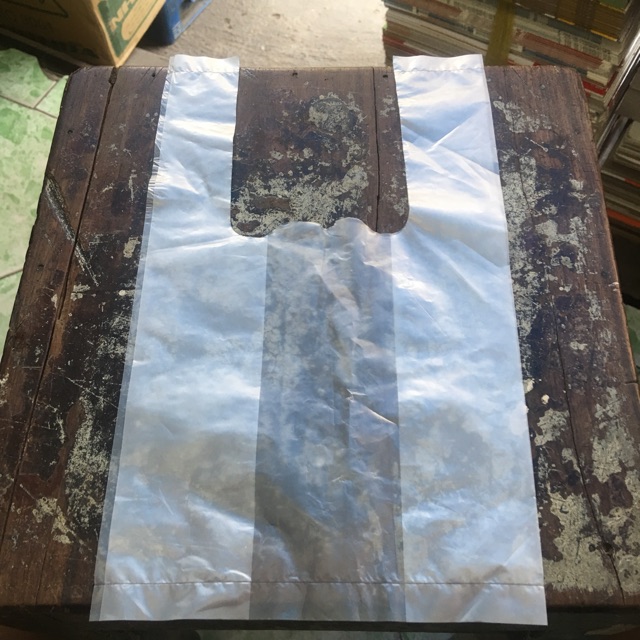 1KG Túi Xốp Trắng 2 Quai