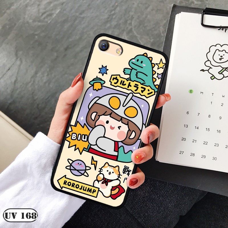Ốp lưng nhám Oppo R9s plus - in hình