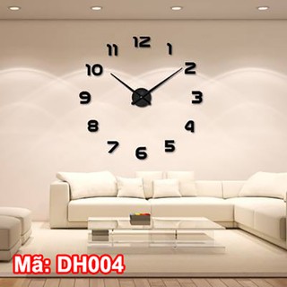 Đồng hồ dán tường phong cách hiện đại mã DH004