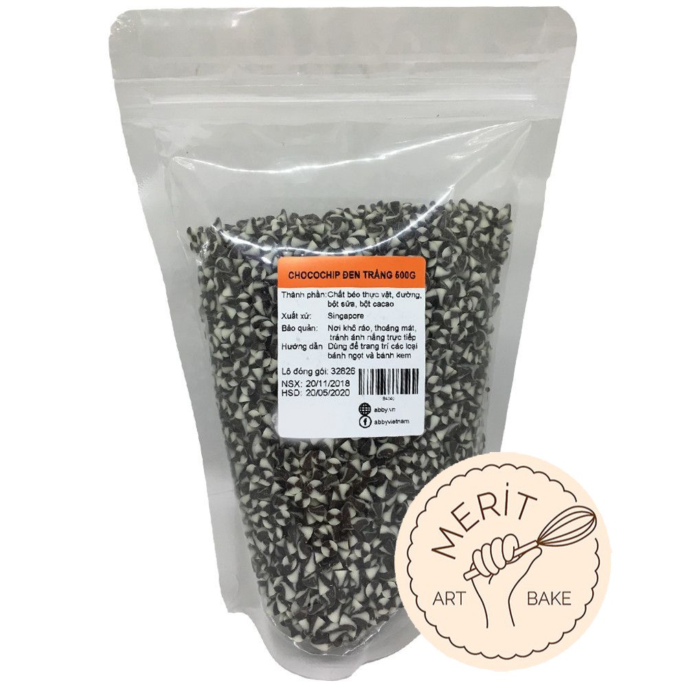 Chocochip đen trắng