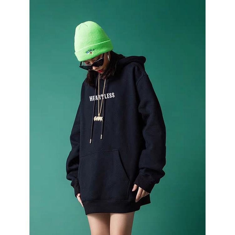 Áo hoodie unisex heartless form rộng, áo nỉ nam nữ phong cách hàn quốc vải nỉ bông dày ấm