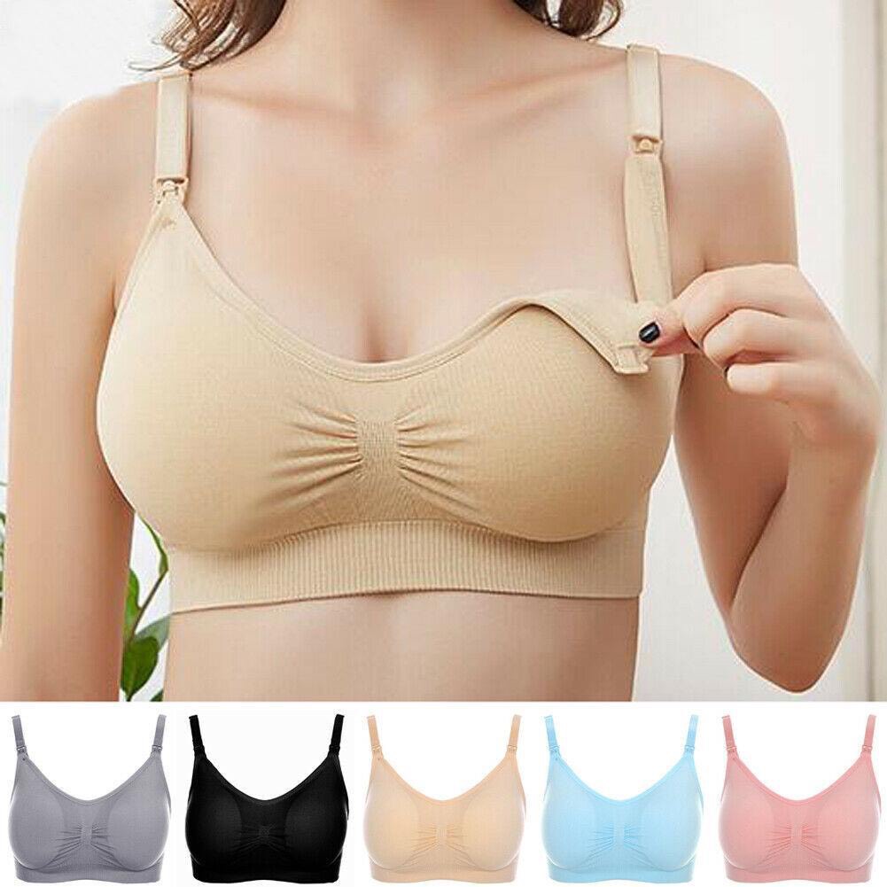 P00304145 Áo Bra không gọng dành cho các mẹ bỉm sữa mút ngực mỏng, dây rời thoải mái