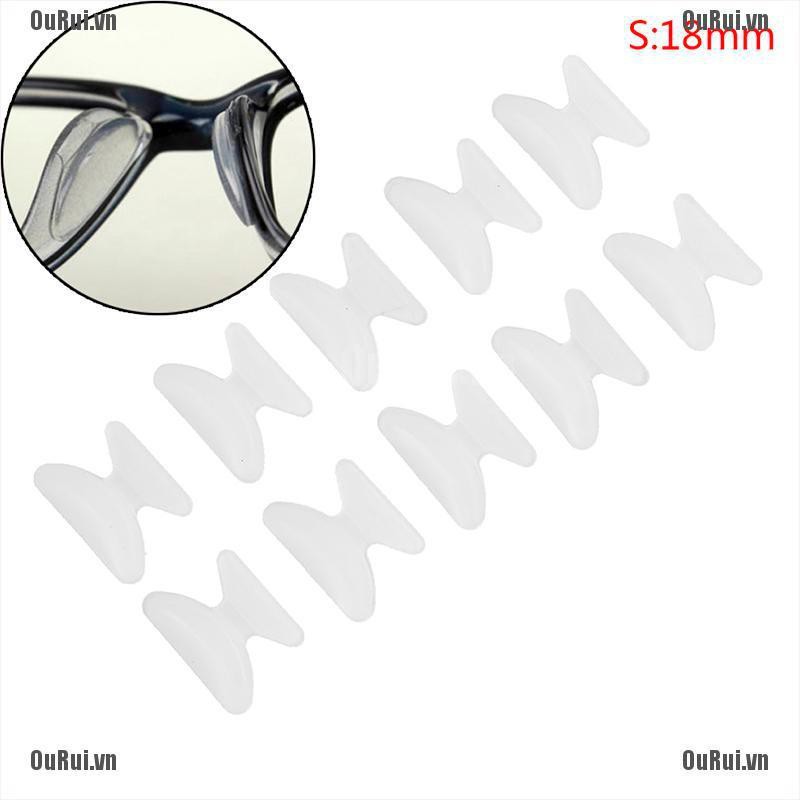 Set 5 Cặp Đệm Mũi silicone Chống Trượt Tiện Lợi Dành Cho Mắt Kính