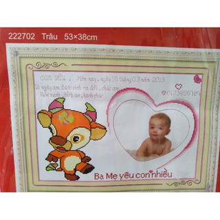 TRANH THÊU CON GIÁP CON TRÂU 222702