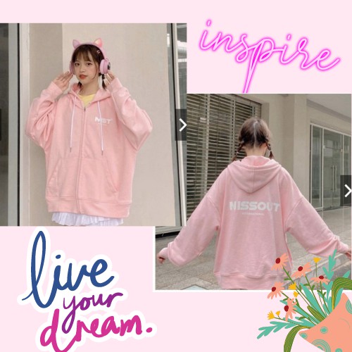 Áo Hoodie Unisex, Áo Khoác Nam Nữ Form Rộng Freesize Missout 0153 | BigBuy360 - bigbuy360.vn