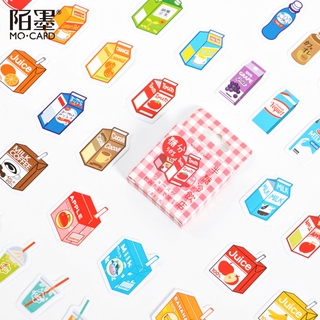 Set 45 miếng dán hình lon nước dễ thương