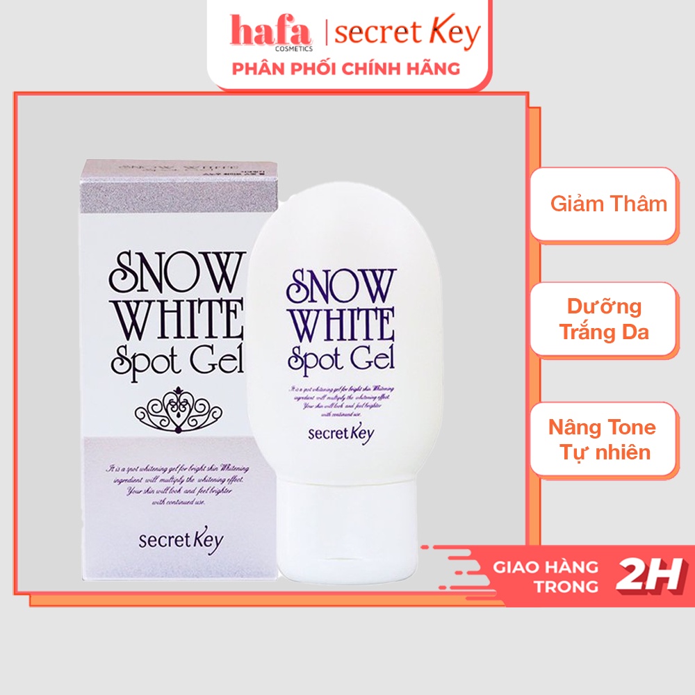 Gel giảm thâm da và dưỡng trắng cơ thể Secret Key Snow White Spot Gel 65g _ HAFA STORE _ Secret Key Chính Hãng