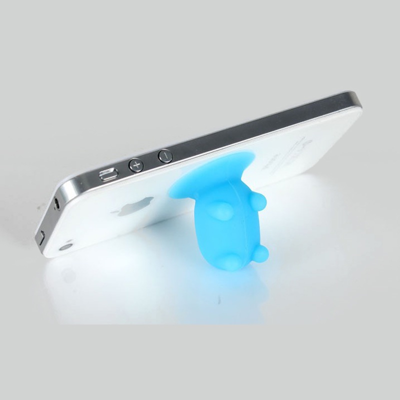 Giá Đỡ Điện Thoại Bằng Silica Gel Hình Chú Heo Nhiều Màu Có Giác Hút Gắn Xe Hơi Cho Iphone samsung huawei