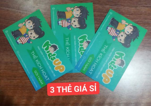 THẺ HỌC KIDS UP CHO BÉ