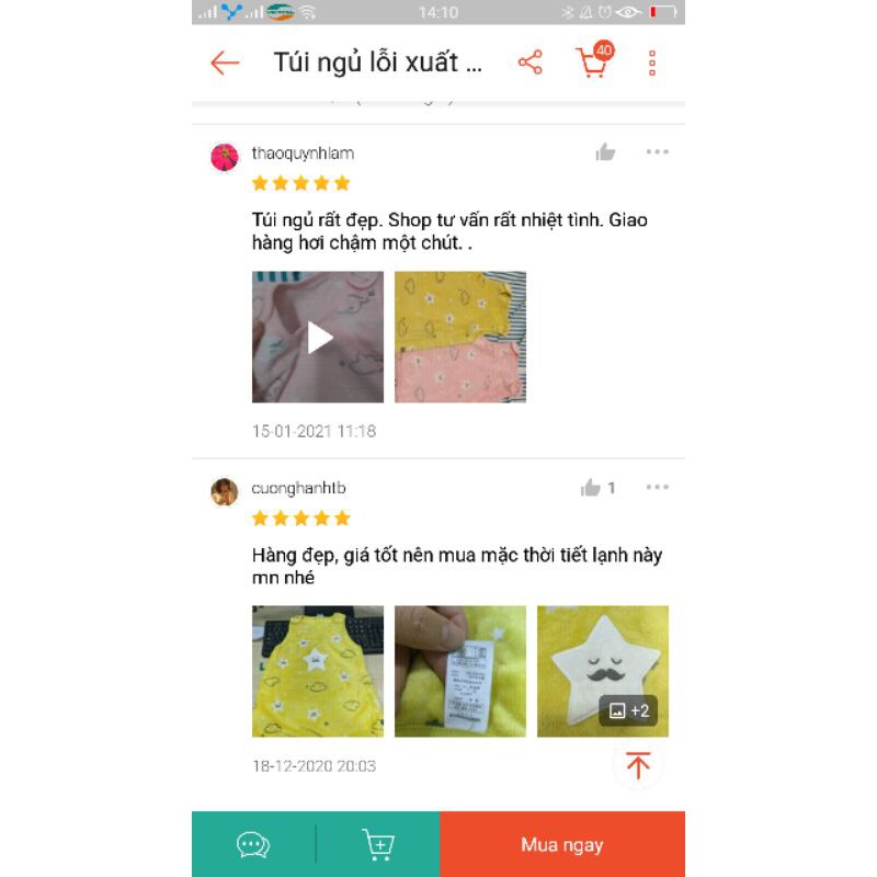 Túi ngủ xuất Hàn cho bé nhỏ