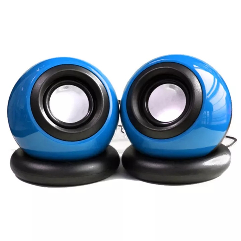 2Pcs Mini Computer Audio Portable Speakers Bass Speaker Woofer Multimedia Loudspeaker DIY for Home Theater