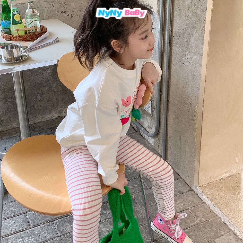 Quần legging cho bé gái Nyny Baby quần thu đông cho bé từ 8 - 24kg