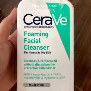 Sữa rửa mặt cerave 355ml usa