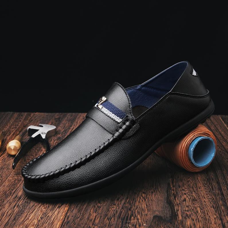 Xả Chính Hãng Horsebit Leather Driving Men Dress Shoes Chính thức Loa Loa cưới " x '\