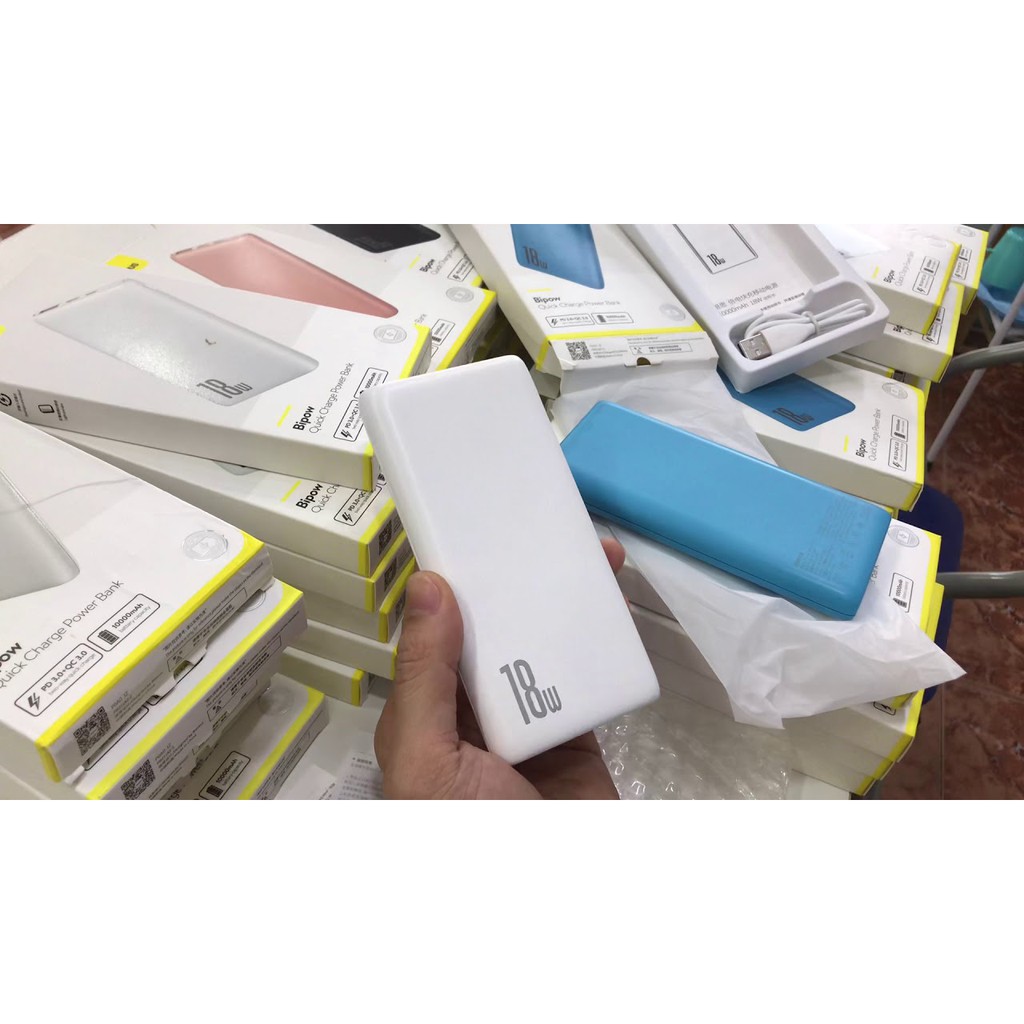 Sạc Dự Phòng 🔋CHÍNH HÃNG🔋 Baseus Bipow 18w sạc nhanh 3.0 | BigBuy360 - bigbuy360.vn