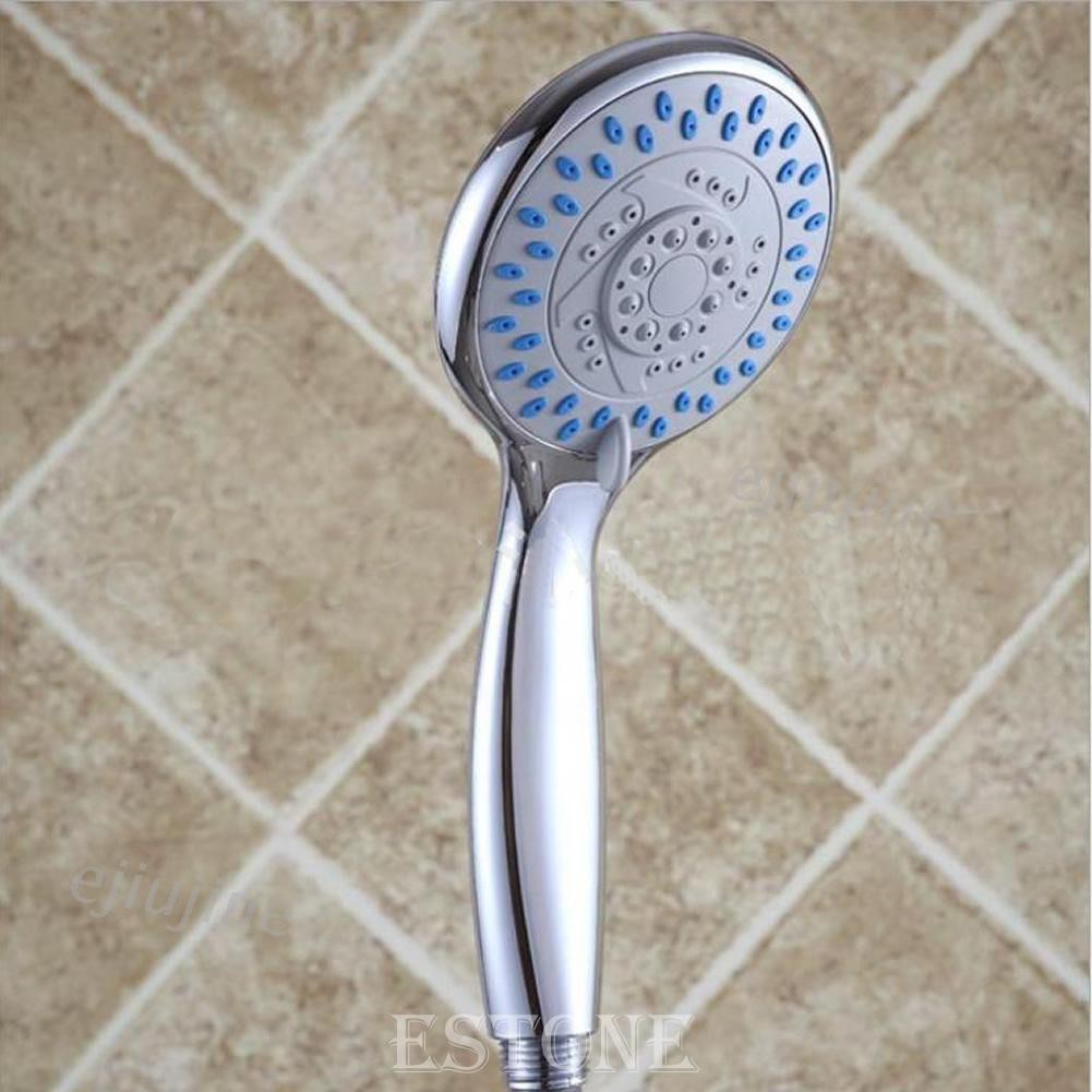 cc 3 Mode Function Chrome Home Bathroom Universal Spray Anti-limescale Shower Head