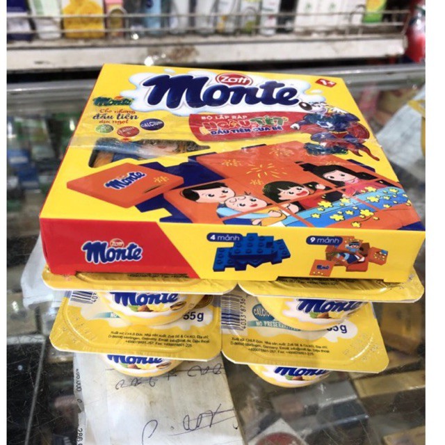 Váng Sữa Monte Vani/Socola Lốc 4 hộp (Nhận Đơn Qua Grab/Nowship) | BigBuy360 - bigbuy360.vn