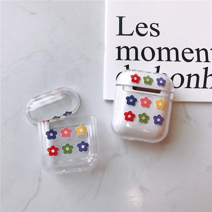 Vỏ Bảo Vệ Hộp Đựng Tai Nghe Airpods Trong Suốt In Hình Mặt Cười Dễ Thương | BigBuy360 - bigbuy360.vn