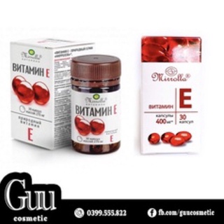 Viên uống Vitamin E đỏ Mirrolla Nga