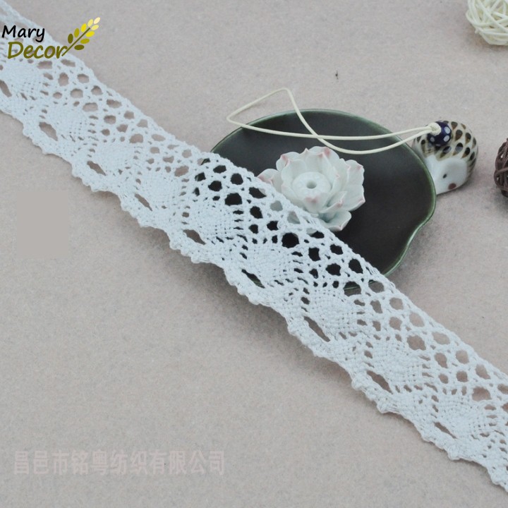 Ren viền 4cm may khăn trải bàn, rèm, đồ trang trí, đồ handmade ( đơn vị: m)