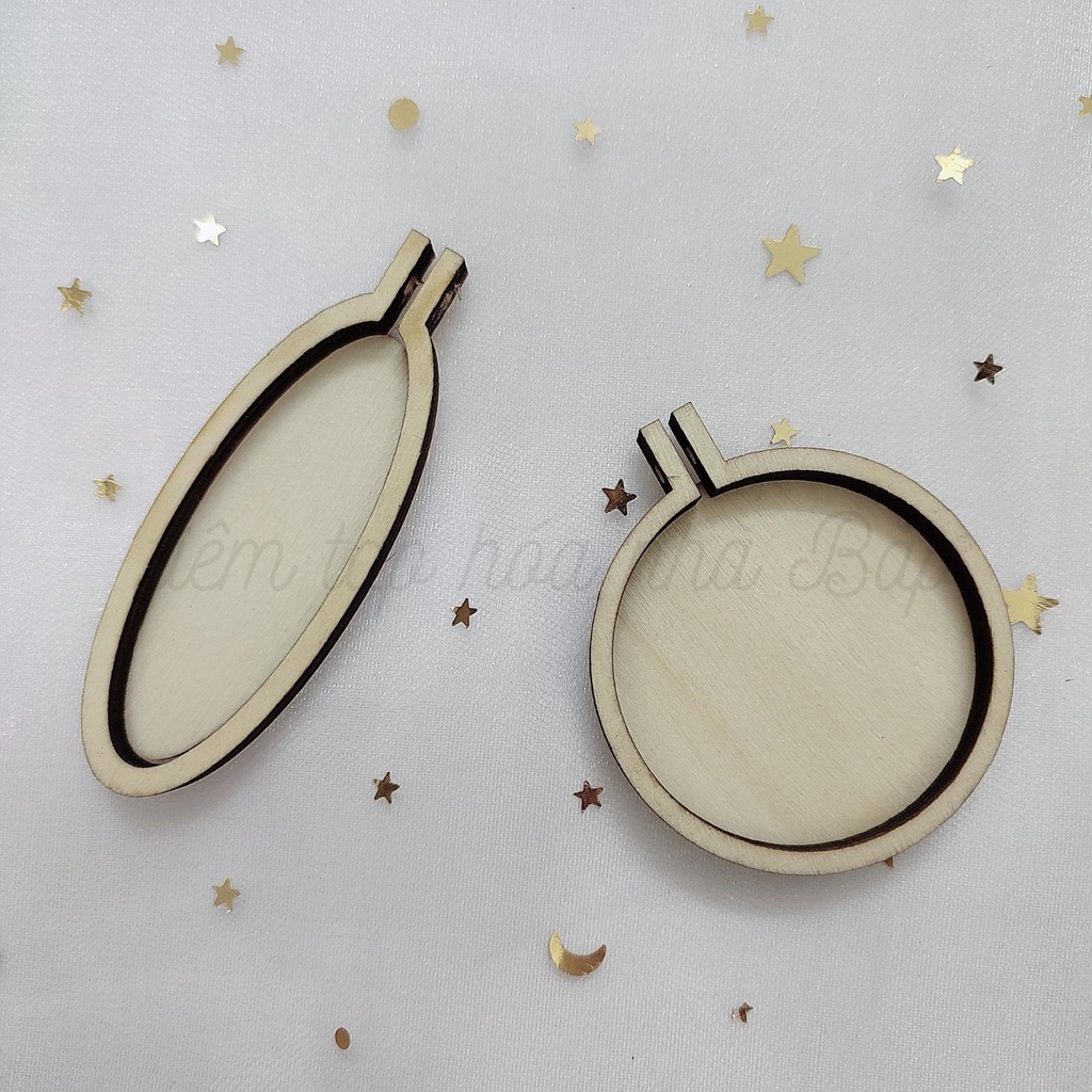 Khung Gỗ Decor Mini - Khung Treo Trang Trí - Móc Chìa Khóa