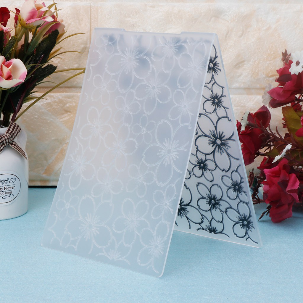 Khuôn dập nổi với họa tiết hoa dùng làm album ảnh tự làm