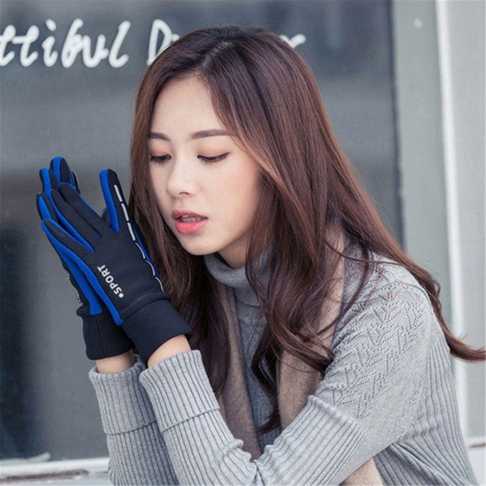 Găng Tay Thể Thao Trượt Tuyết Lái Xe Toàn Diện Màn Hình Cảm Ứng Cho Nam Và Nữ