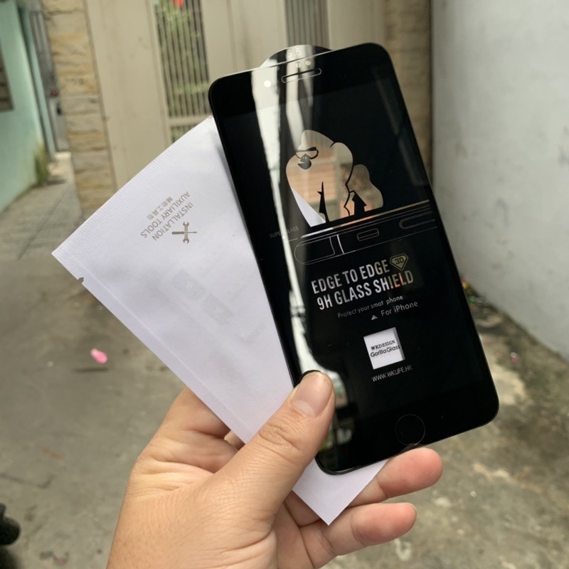 Cường lực full màn KingKong IPhone 11 12 13 14 Plus 7 8 Plus X Xs XR XsMax 12 Pro Max 13 14 ProMax SE 2022 chính hãng
