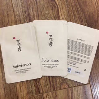 Gói Sữa Rửa Mặt Sulwhasoo mẫu mới 4ml