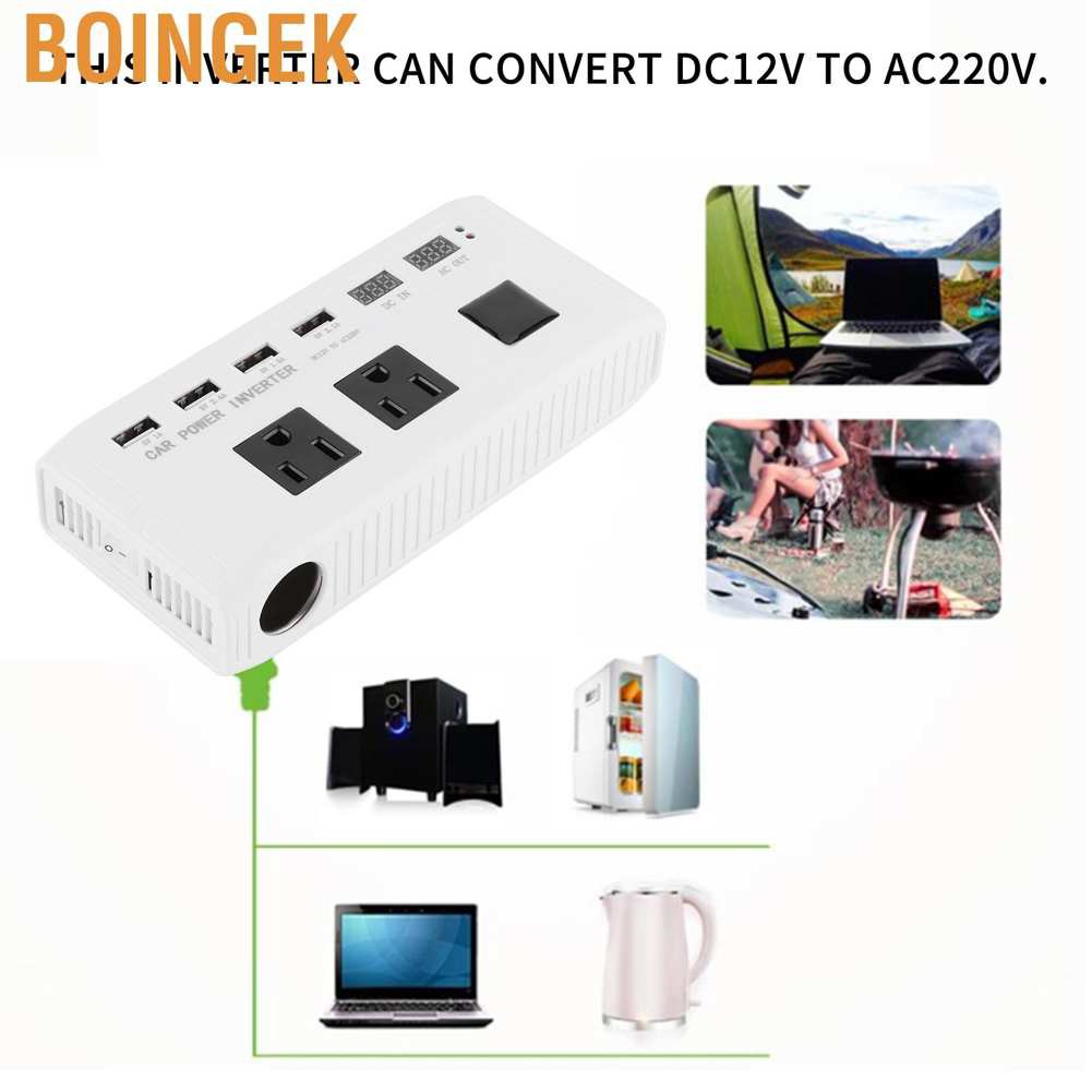 Bộ Biến Áp Boingek 2000w Dc 12v Sang Ac 220v 220v