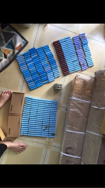 Pin cell 18650 cũ áp >= 3.7v