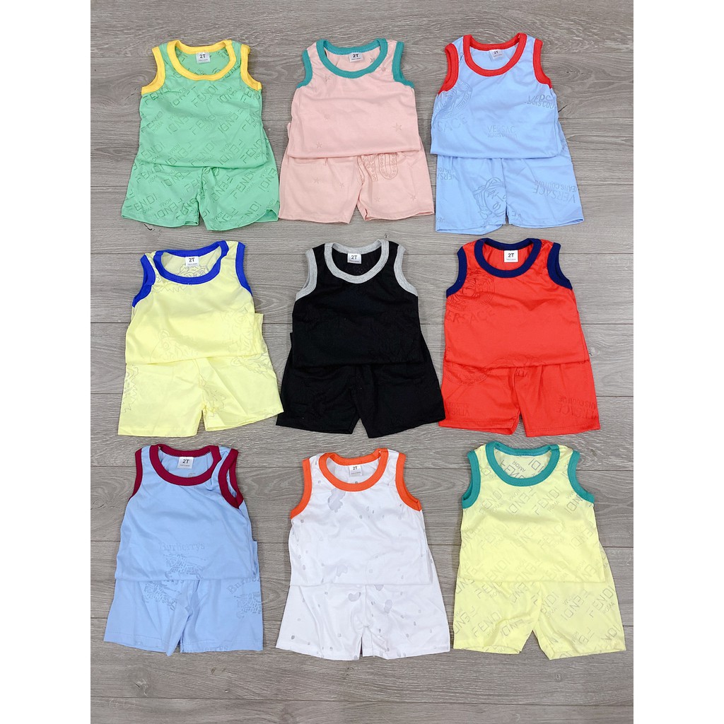 [Mã FAXANH55 giảm 10K đơn 50K] Bộ ba lỗ viền lưới thông hơi cho bé