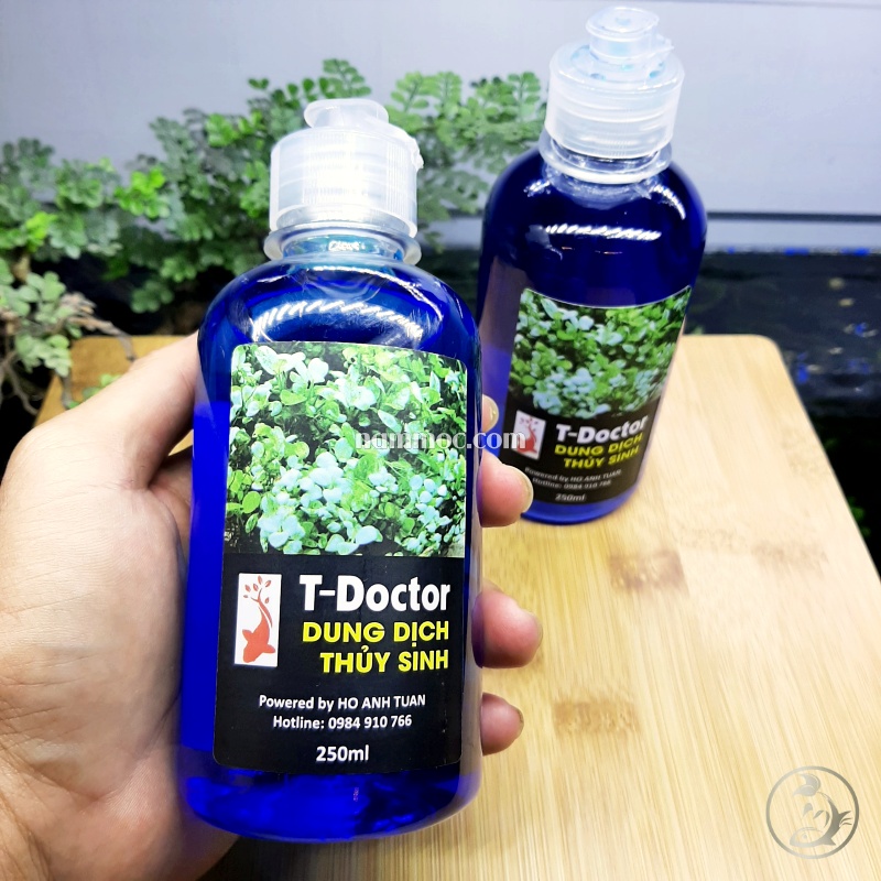Dung Dịch Thuỷ Sinh T-Doctor - Chuyên Trị Rữa Thân Ở Cây Thuỷ Sinh Ráy, Bucep