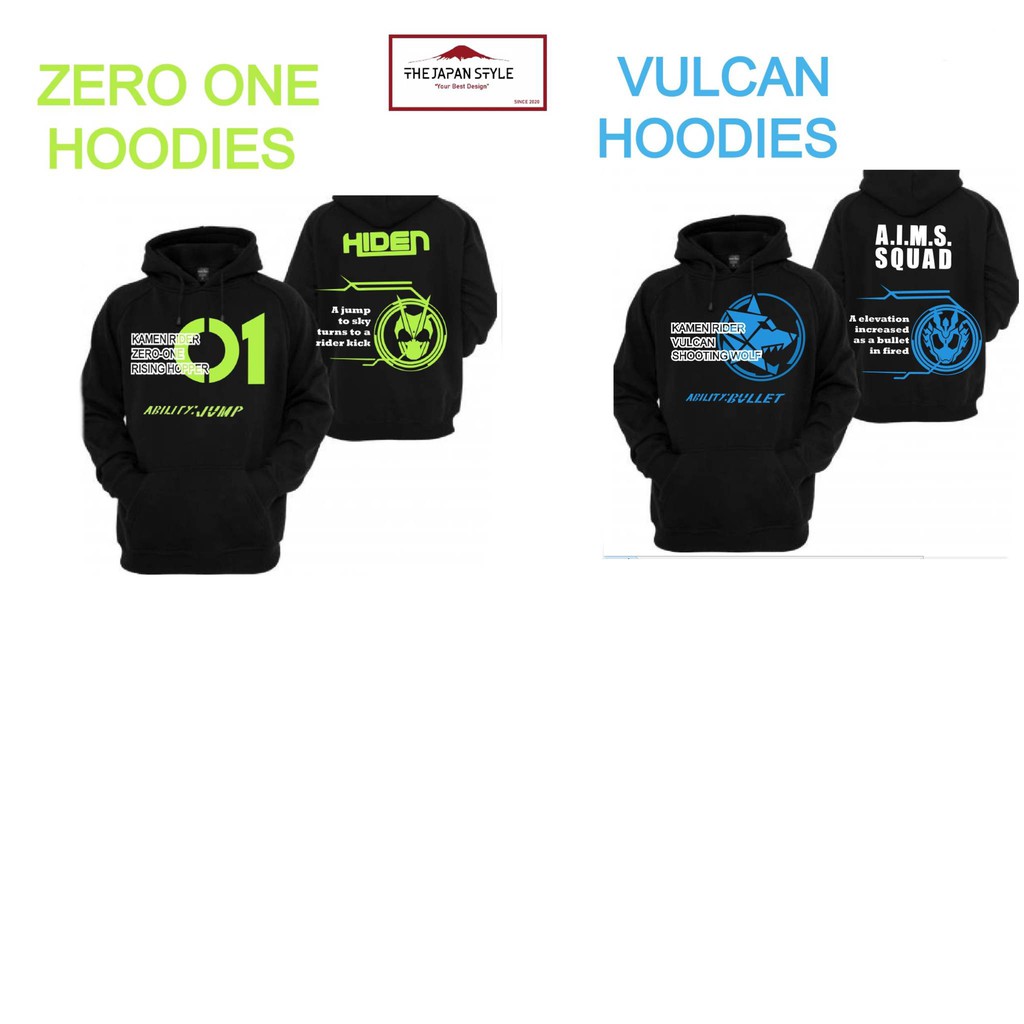 Áo có nón Hoodies Kamen Rider Zero-One thời trang Unisex