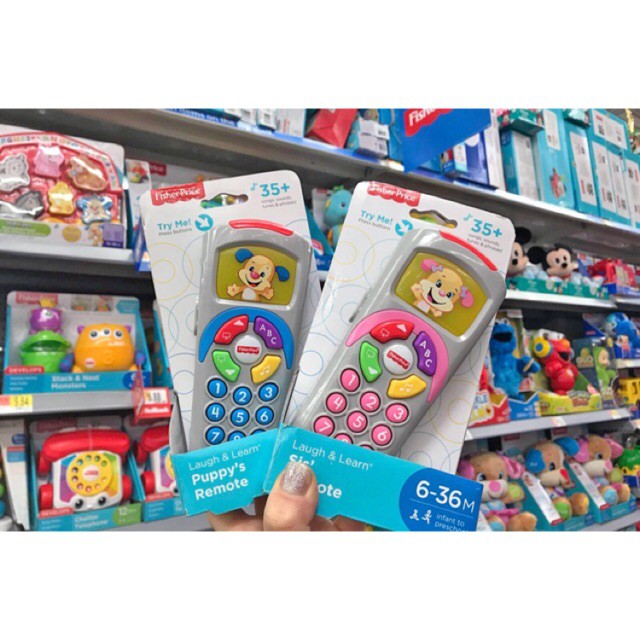 Đồ chơi Remote Fisher Price (Xanh - Hồng - Tím nhạt)