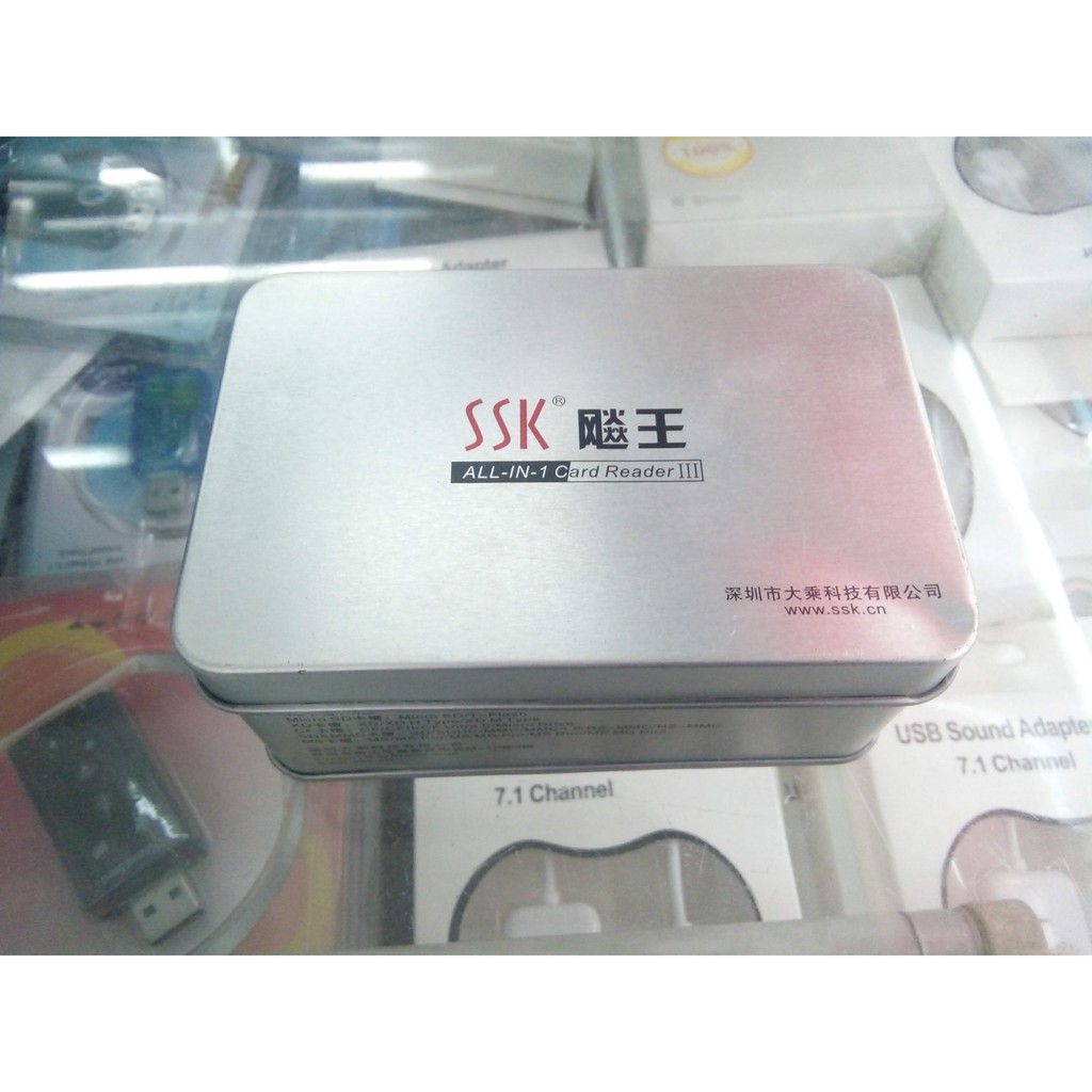 Đầu Đọc Thẻ Nhớ Đa Năng SSK All In 1 Card Reader III Giúp Bạn Dễ Dàng Đọc Được Tất Cả Các Loại Thẻ Tốc Độ Nhanh Ổn Định