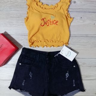 ÁO CROPTOP JUSTICE THUN GAN 💖💖