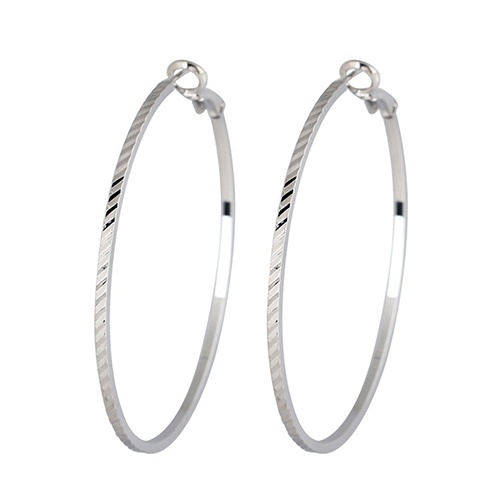 Khuyên tai hợp kim hình tròn cỡ lớn thời trang cho nữ