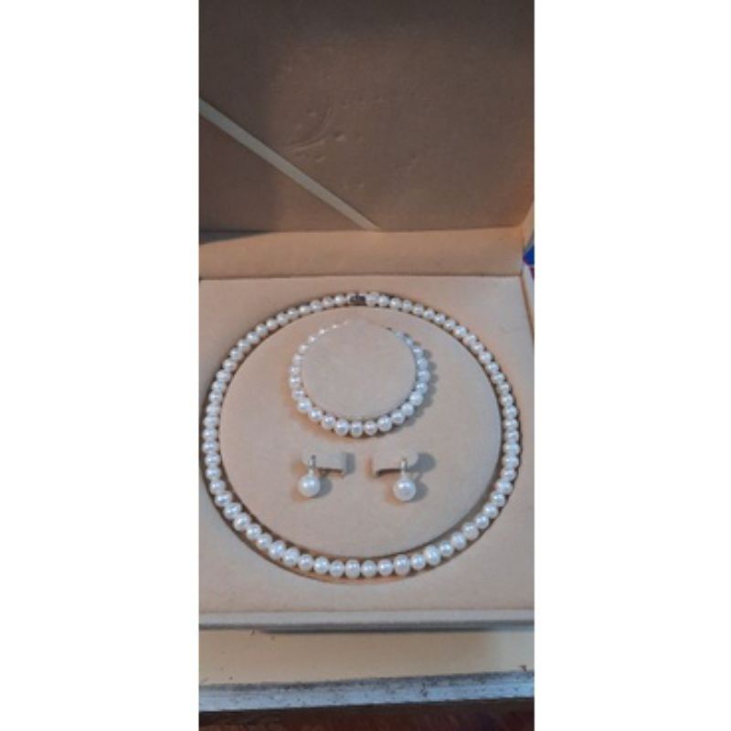 Bộ trang sức trai thiên nhiên set 4 món làm quà tặng sang trọng đẳng cấp