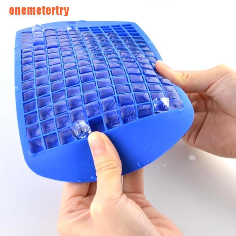 Khuôn silicon hình lập phương nhỏ 160 ô 1x1 làm đá viên tiện dụng