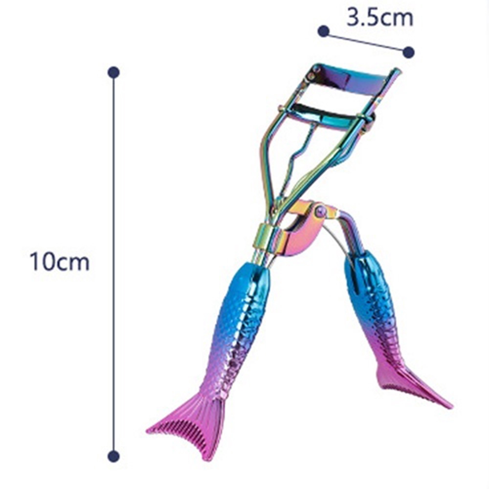 Kẹp bấm mi chuyên nghiệp thiết kế nàng tiên cá bằng thép carbon dễ mang theo